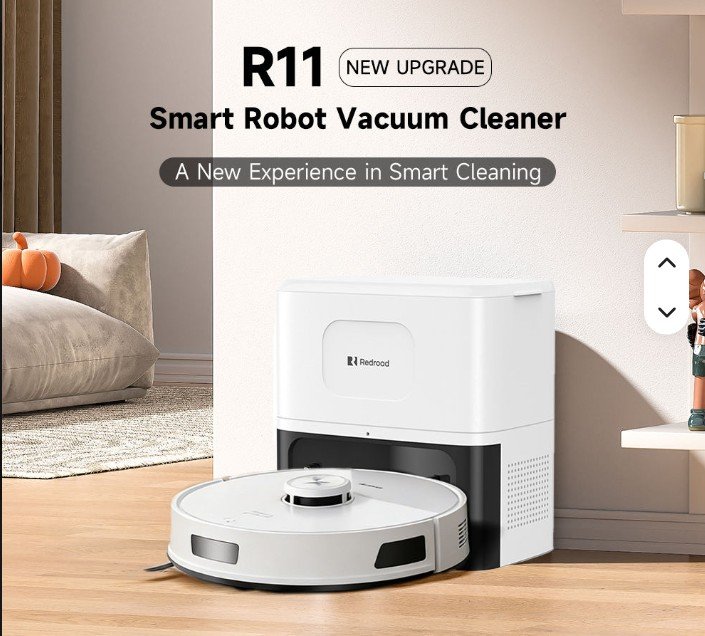 Redroad R11 LDS Navigation Wet & Dry Robot Vacuum