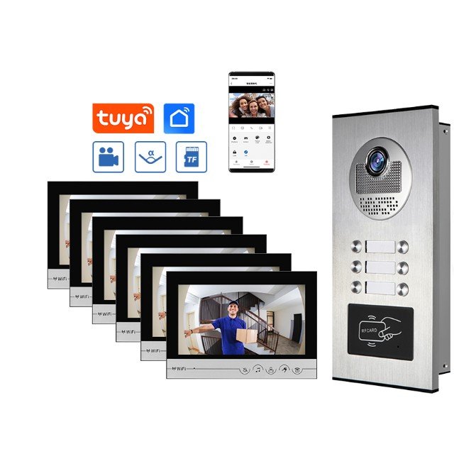 WiFi Video Doorbell 7 Inch Monitor with Night Vision