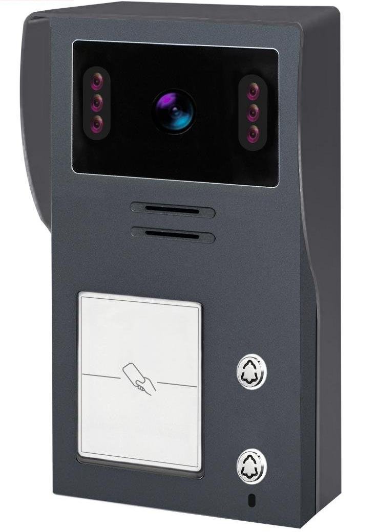 IP 1 Button Call Panel - Metal + RFID + NFC